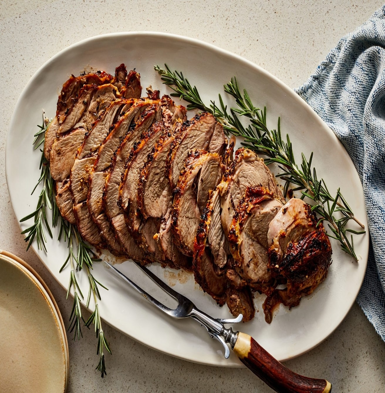 Boneless Lamb With Rosemary and Garlic